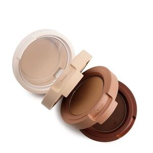Radiant Glow Foundation by [Brand] - Cream and Brown
